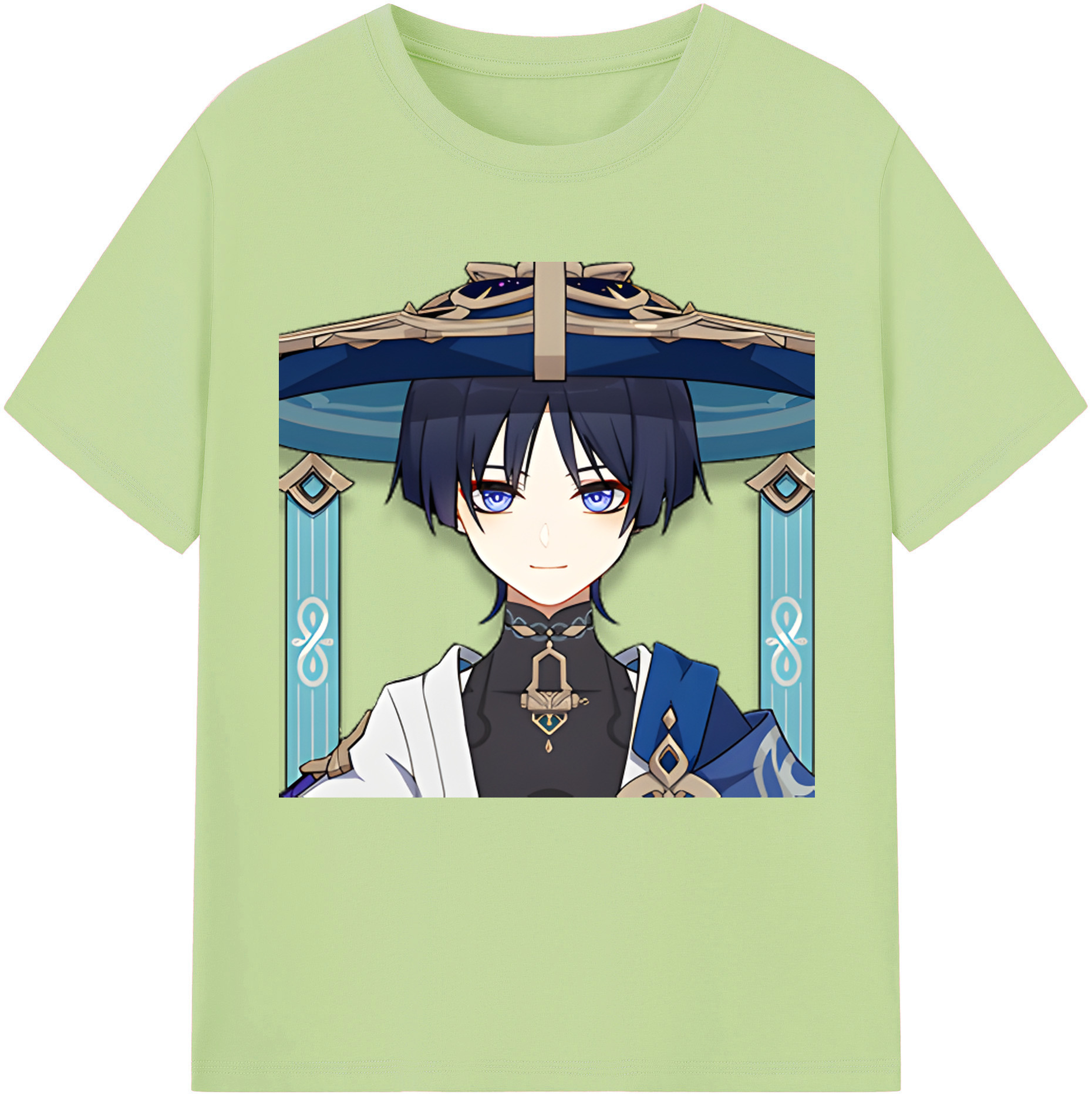げんし神 さんペい genshin Sanpei 綿100％半袖Tシャツ（フロントプリント）